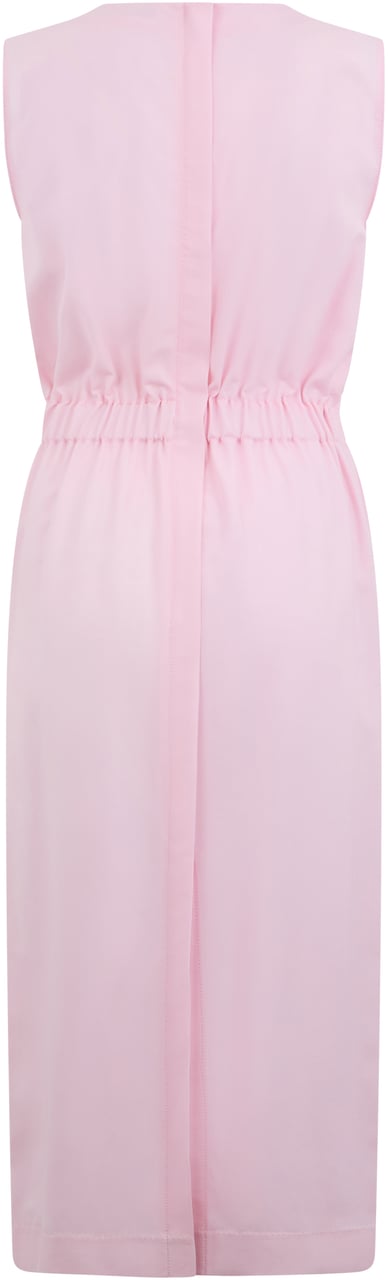 Fabiana Filippi Pink midi dress without sleeves elegant Roze