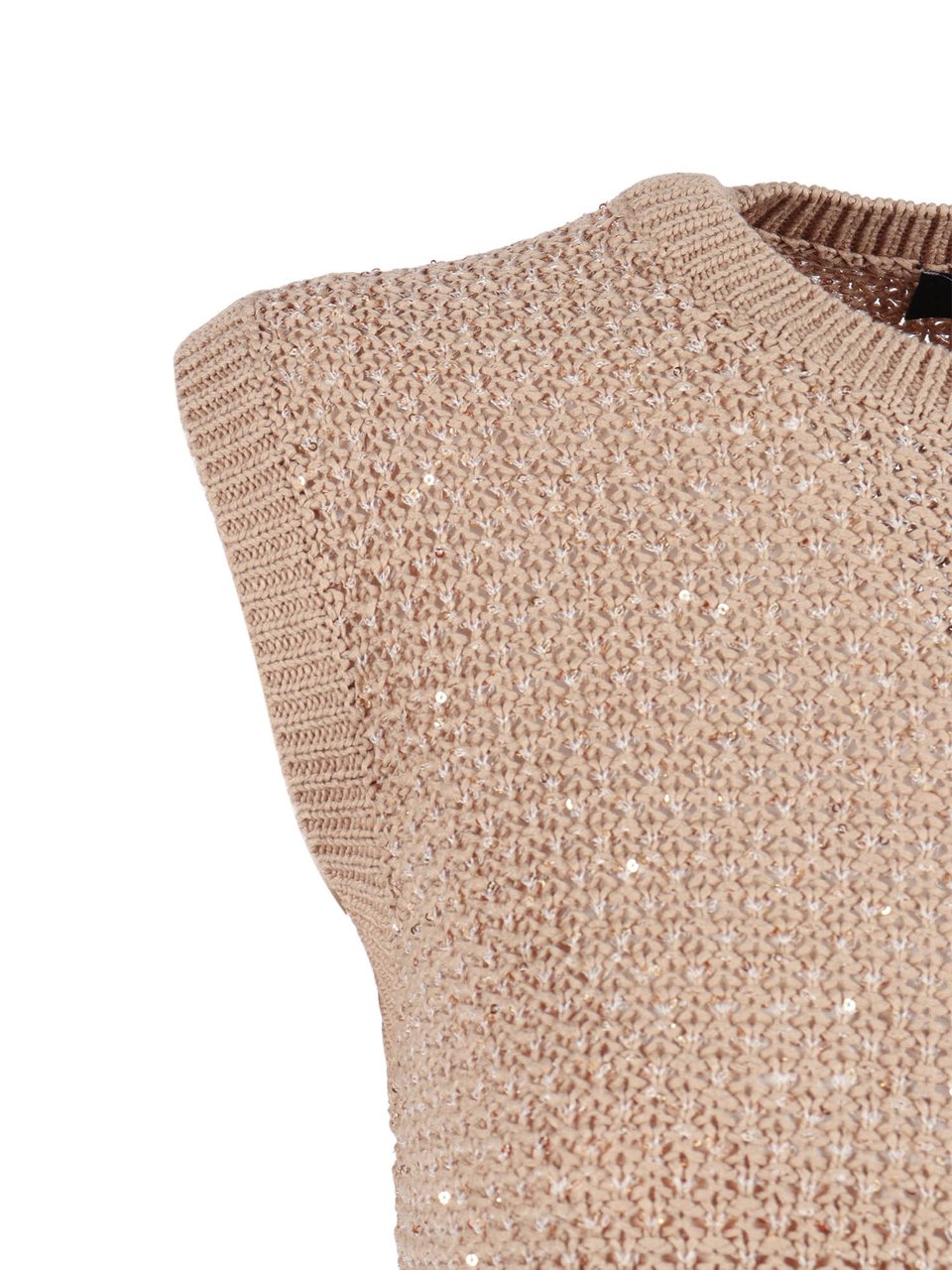 Fabiana Filippi Acero Shimmering Textured Mini Dress Roze