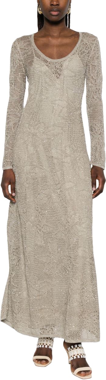 Fabiana Filippi Dresses Kaki Beige