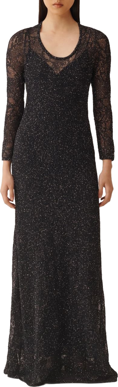 Fabiana Filippi Dresses Blu Zwart