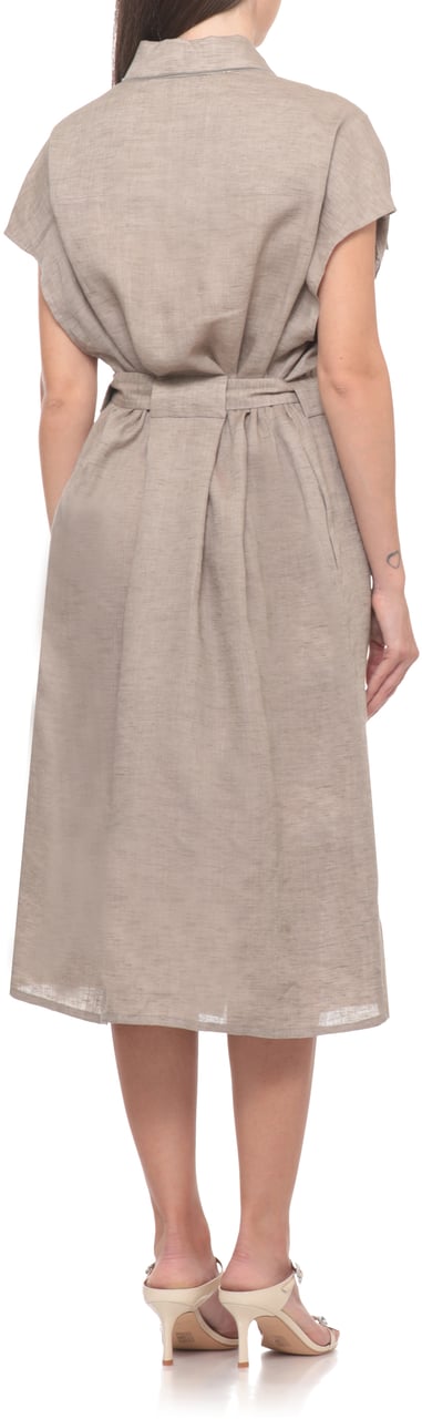 Fabiana Filippi Dresses Brown Taupe