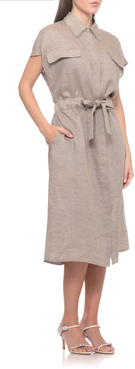 Fabiana Filippi Dresses Brown Taupe