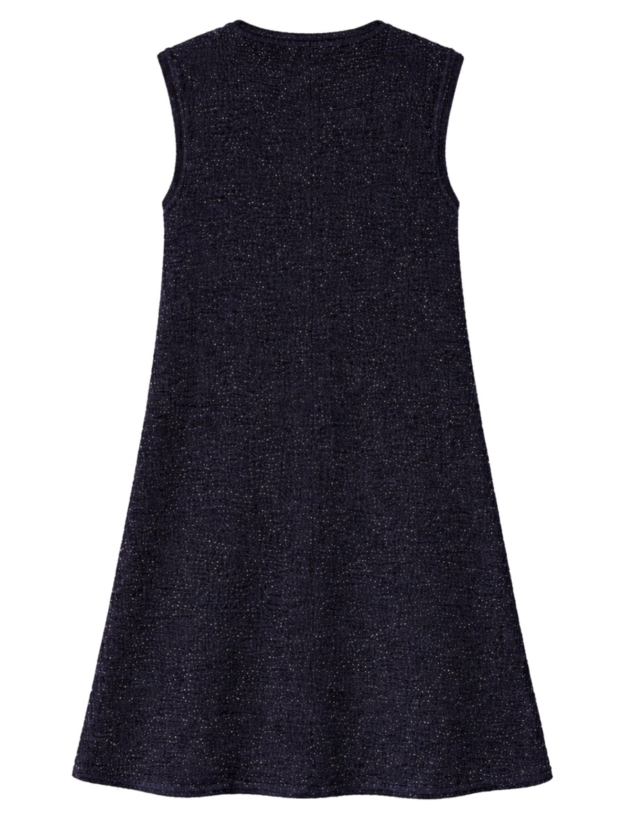 Fabiana Filippi Sleeveless A-Line Sequin Dress Zwart