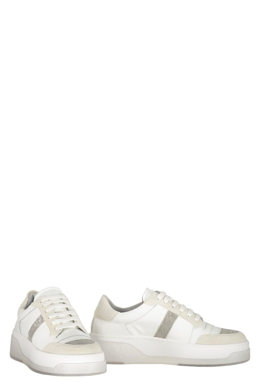 Fabiana Filippi Leather sneakers Wit