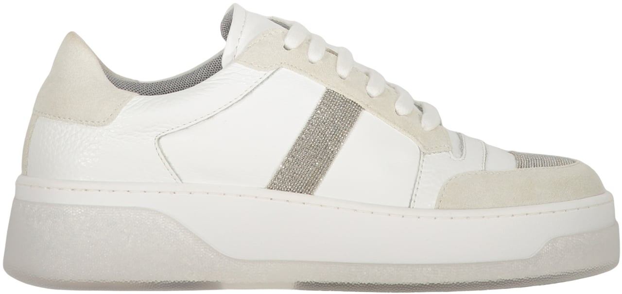 Fabiana Filippi Leather sneakers Wit