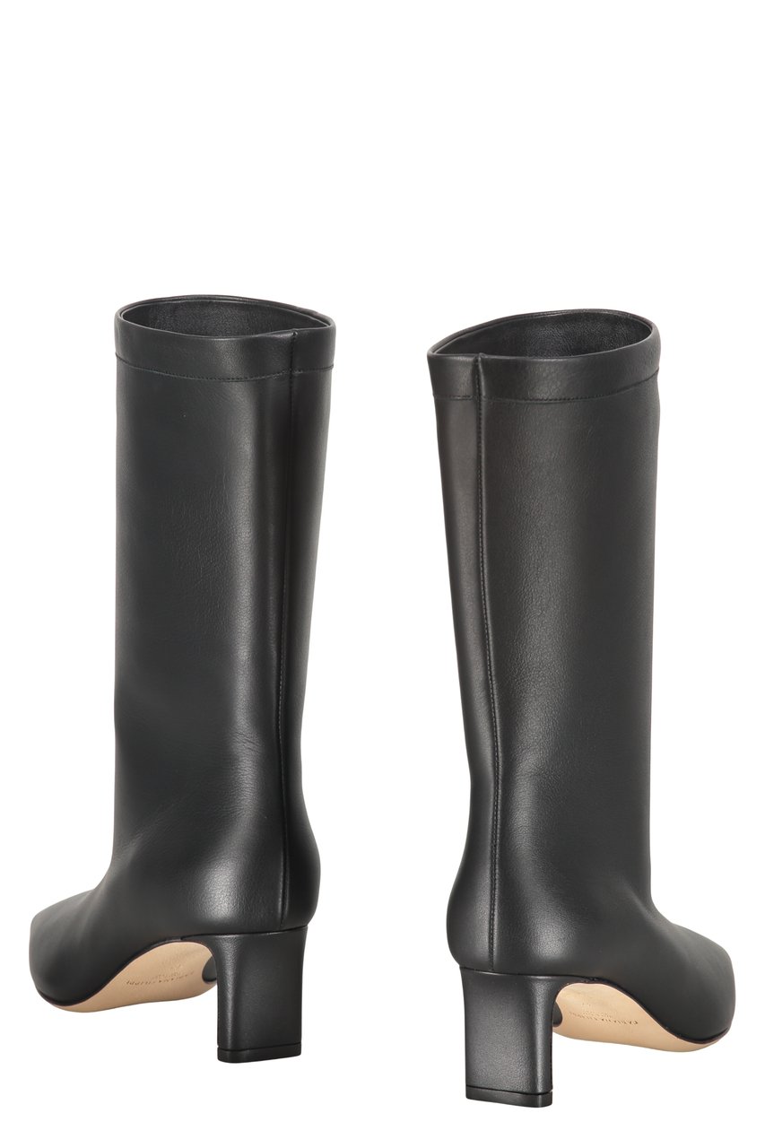 Fabiana Filippi Leather ankle boots Zwart