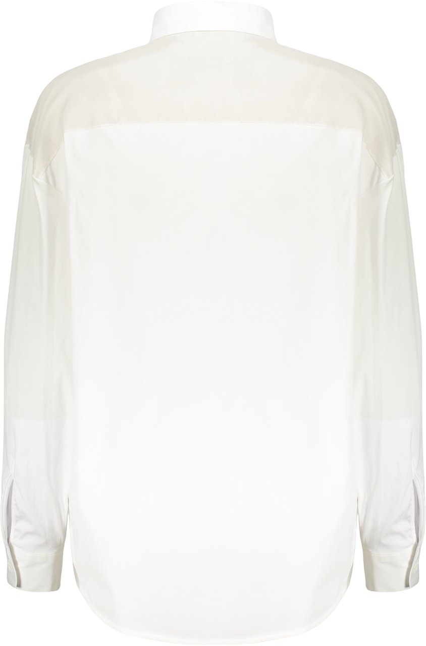 Fabiana Filippi Cotton blend shirt Wit