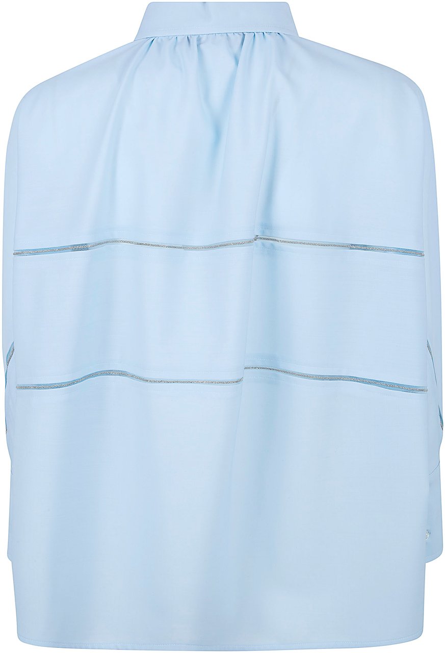 Fabiana Filippi Light Blue Shirt Blauw