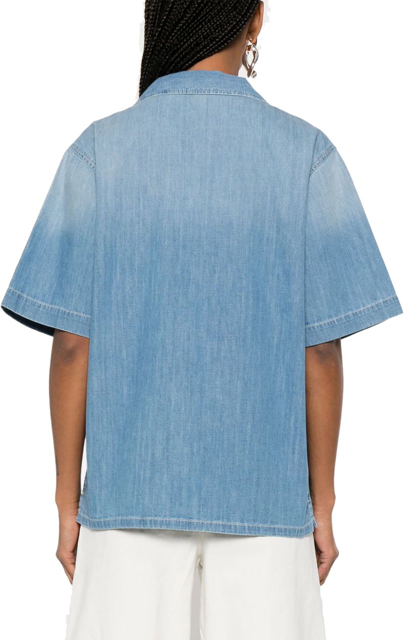 Fabiana Filippi Shirts Clear Blue Blauw
