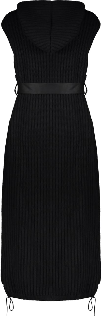 Fabiana Filippi Belted long vest Zwart