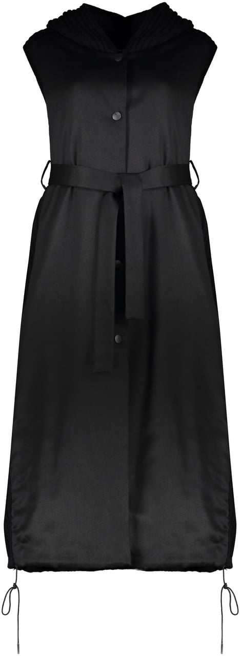 Fabiana Filippi Belted long vest Zwart