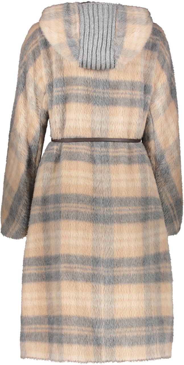 Fabiana Filippi Alpaca-wool blend coat Beige