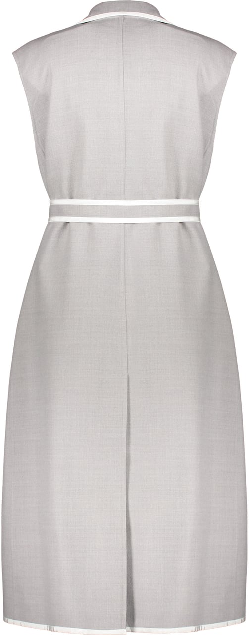 Fabiana Filippi Belted long vest Grijs