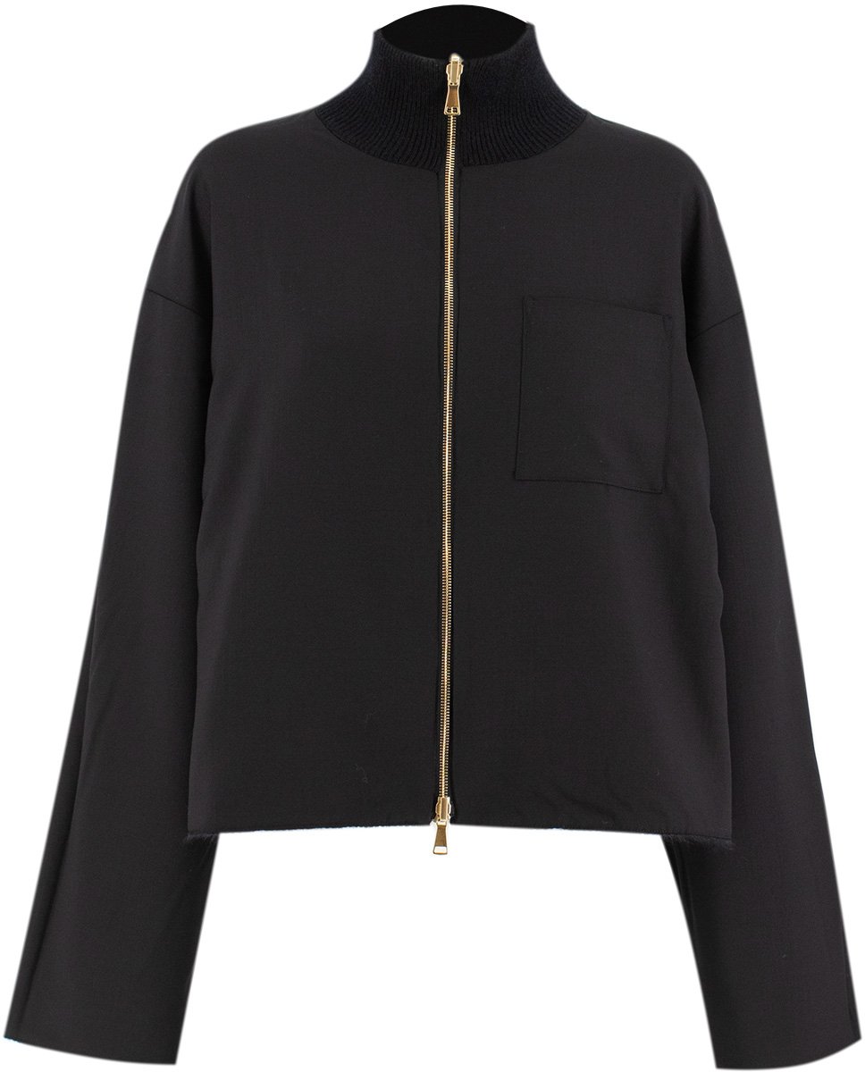 Fabiana Filippi Double-sided jacket Zwart