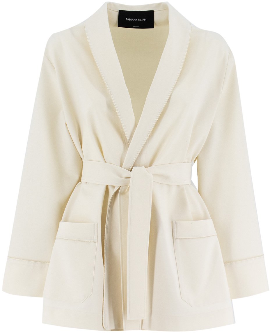 Fabiana Filippi Jacket Wit