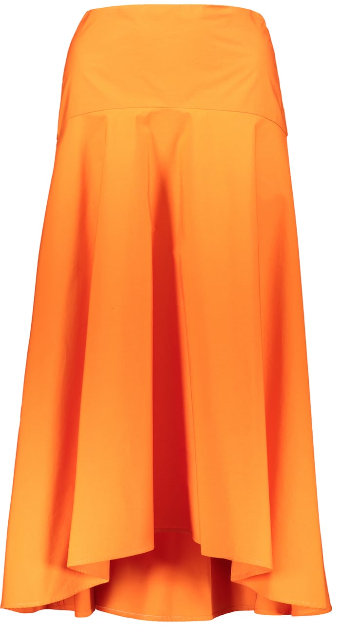 Fabiana Filippi Cotton midi skirt Oranje