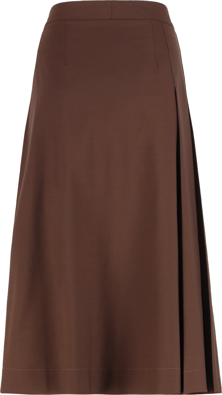 Fabiana Filippi Pleated skirt Bruin