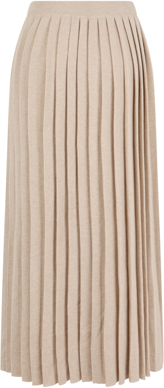 Fabiana Filippi Long skirt with pleats Beige