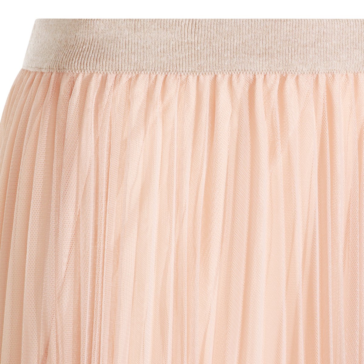 Fabiana Filippi Casha Tulle Draped Line Maxi Skirt Neutraal