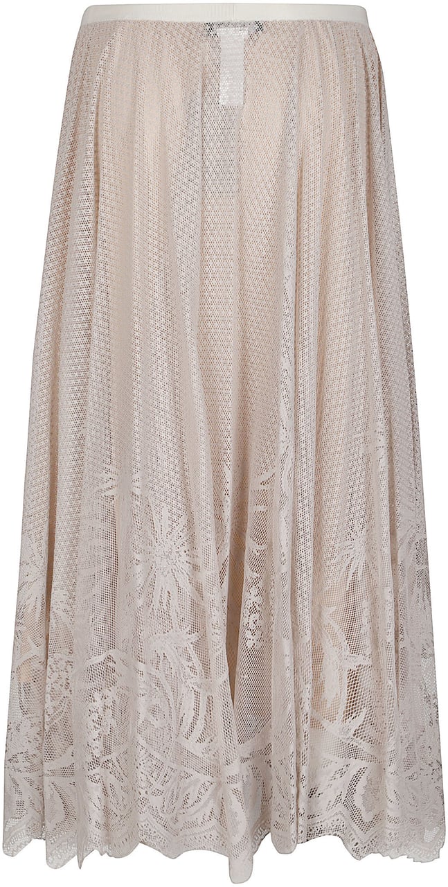 Fabiana Filippi Long Skirt Nude Beige