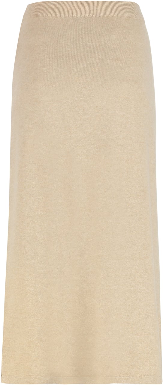 Fabiana Filippi Gonna midi in knitwear Beige
