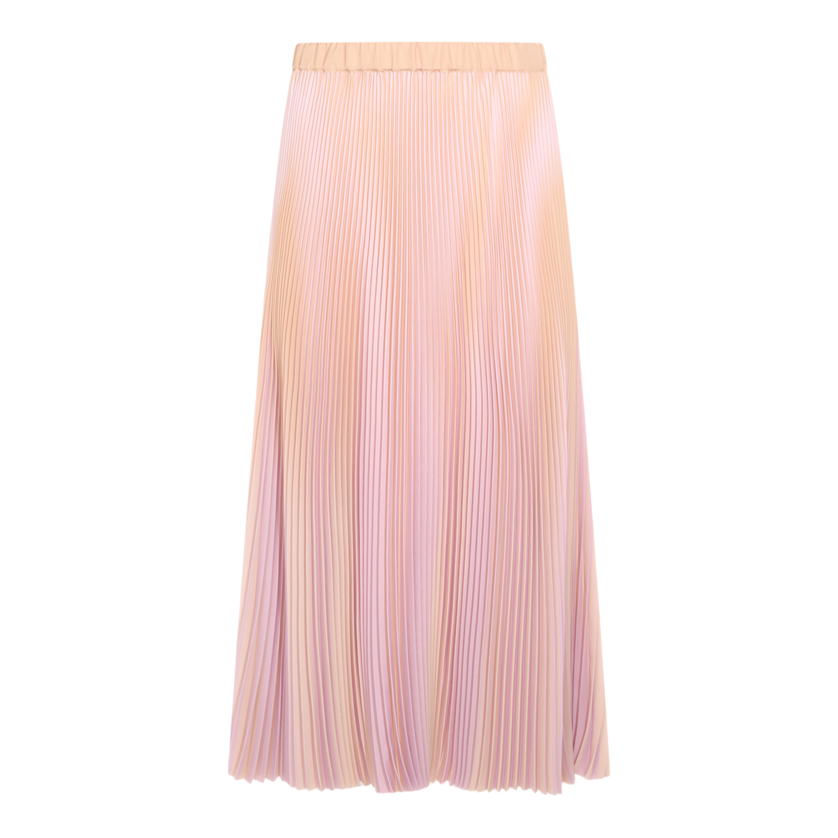 Fabiana Filippi Pleated Midi Skirt in Lilac Roze