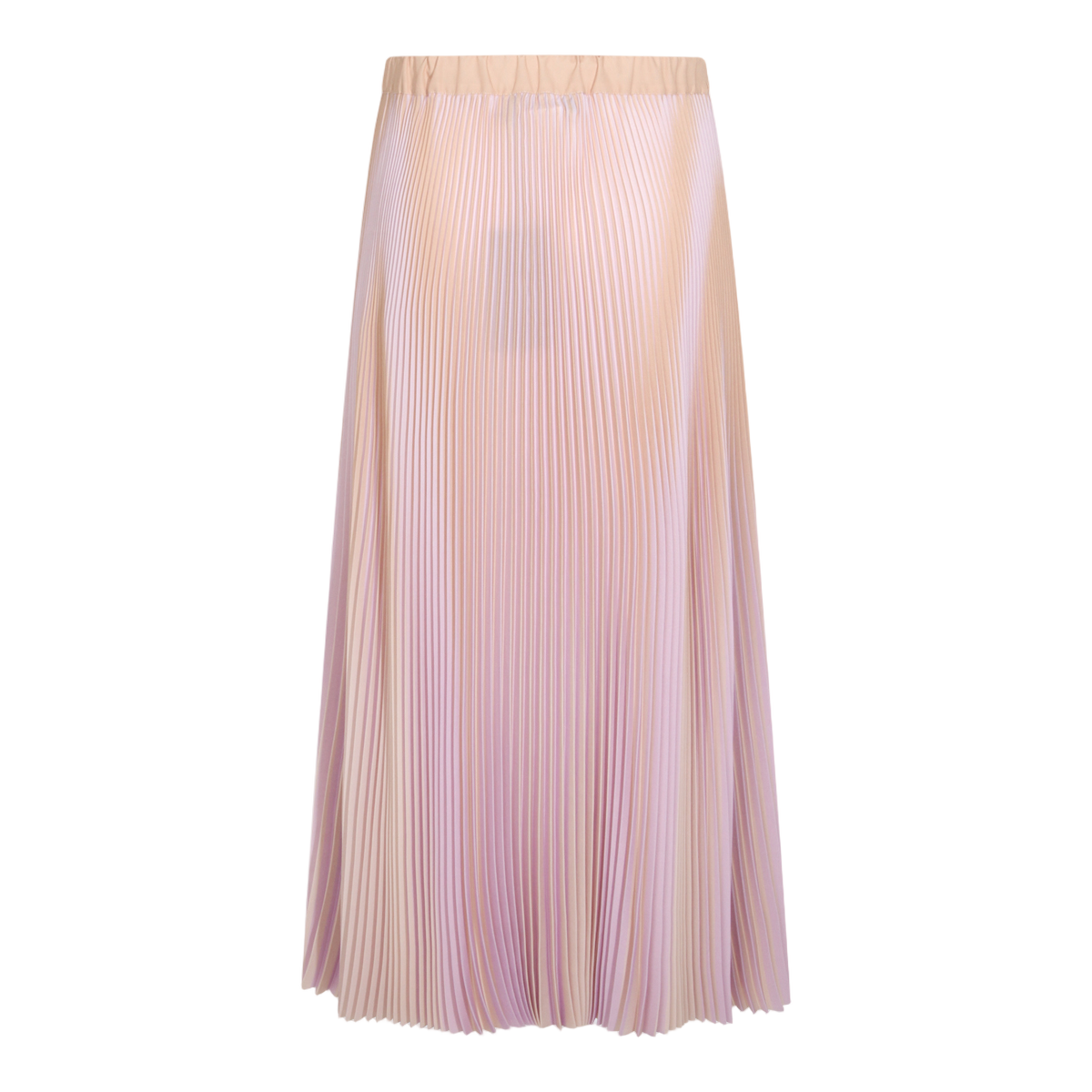 Fabiana Filippi Pleated Midi Skirt in Lilac Roze