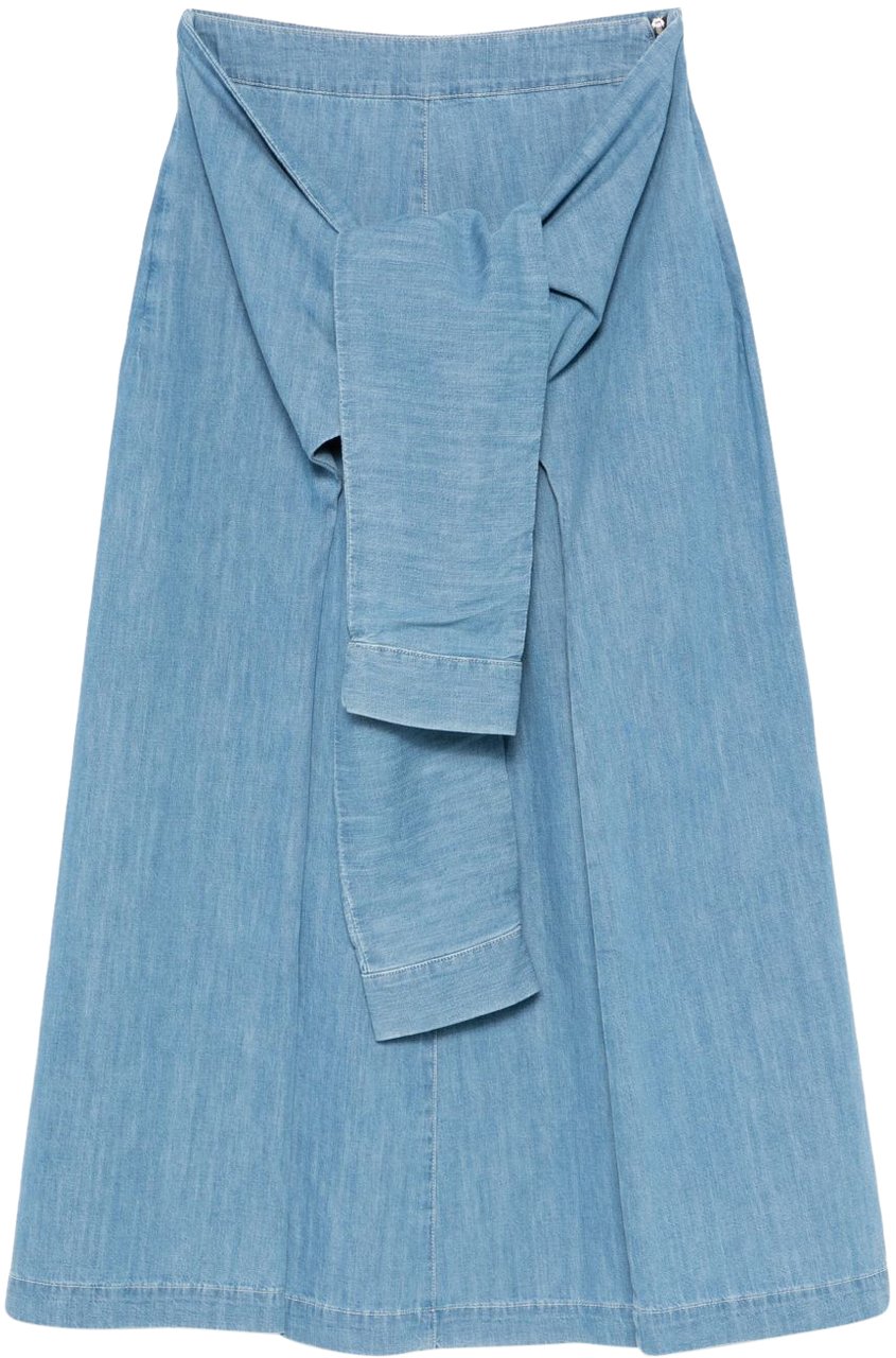 Fabiana Filippi Skirts Clear Blue Blauw
