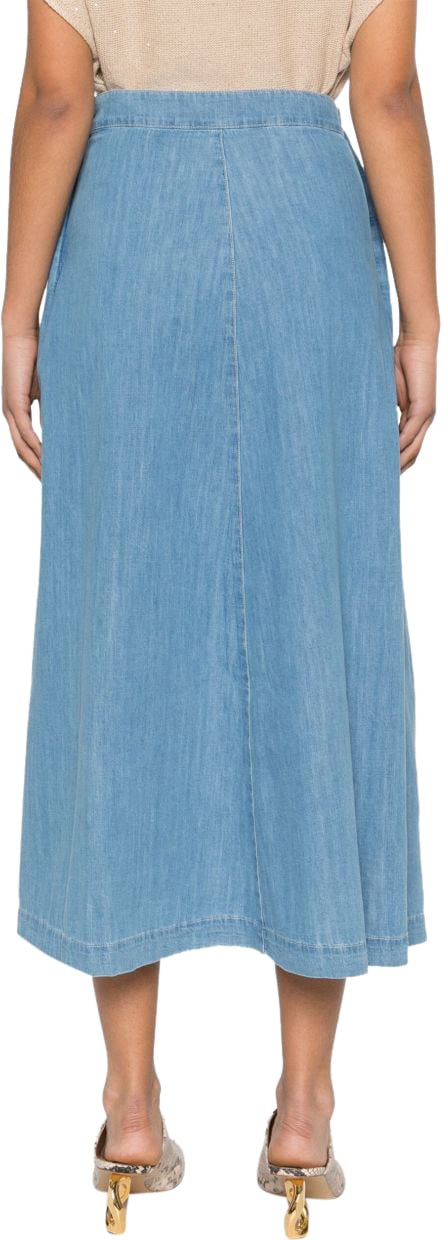 Fabiana Filippi Skirts Clear Blue Blauw