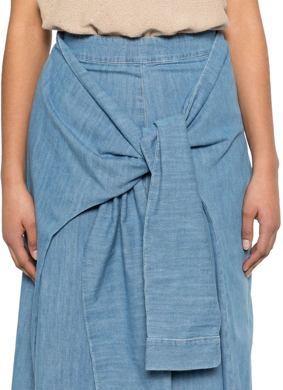 Fabiana Filippi Skirts Clear Blue Blauw