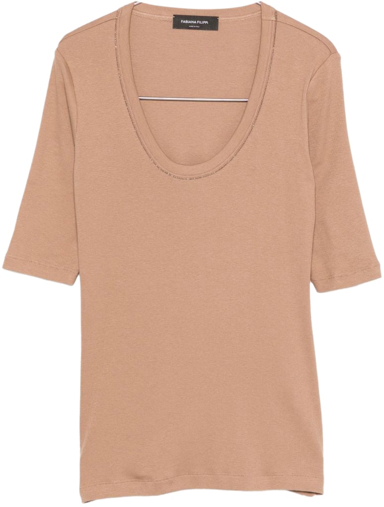 Fabiana Filippi Sweaters Camel Beige
