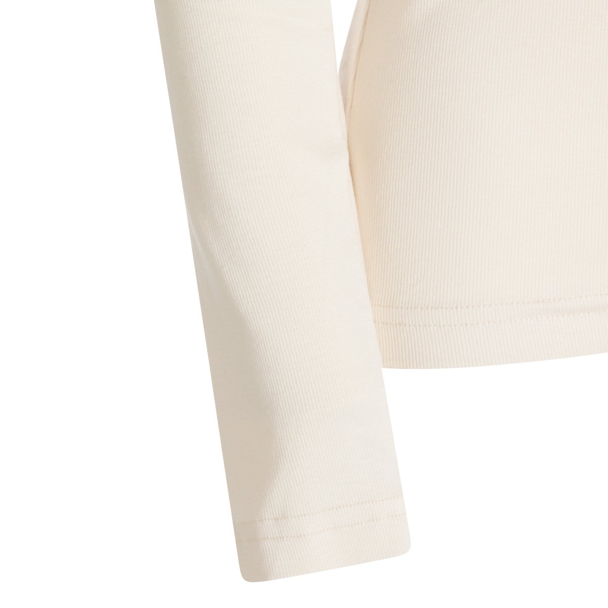 Fabiana Filippi Smooth Long Sleeve Fitted Top Neutraal
