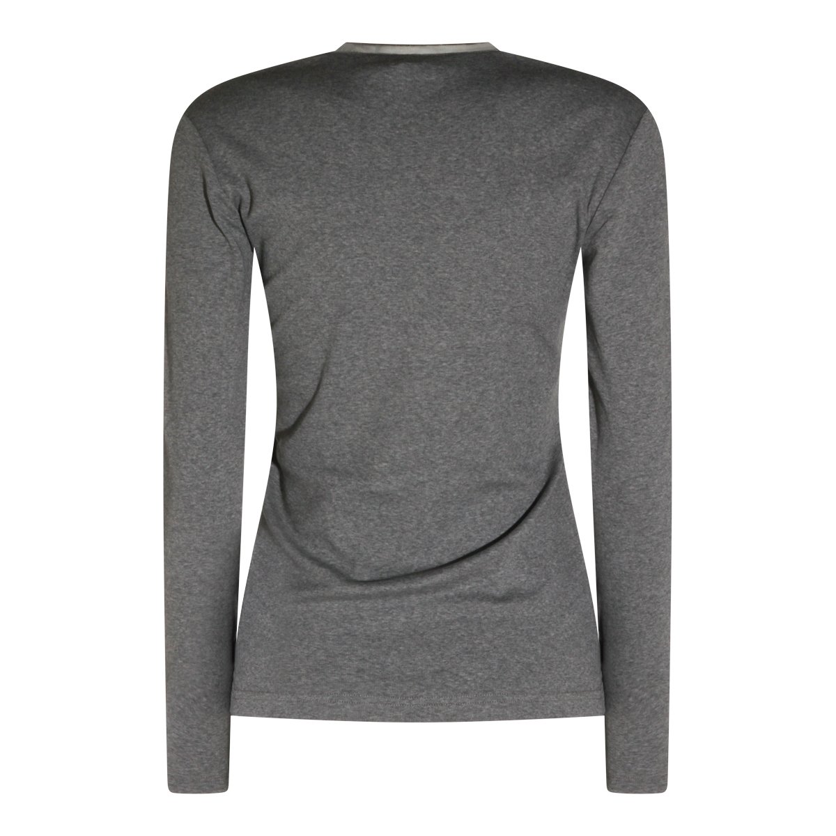 Fabiana Filippi Grey V-Neckline Top Grijs