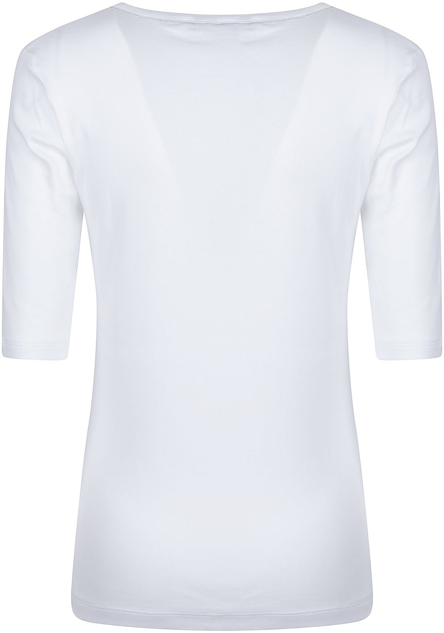 Fabiana Filippi Short Sleeve Sweater White Wit