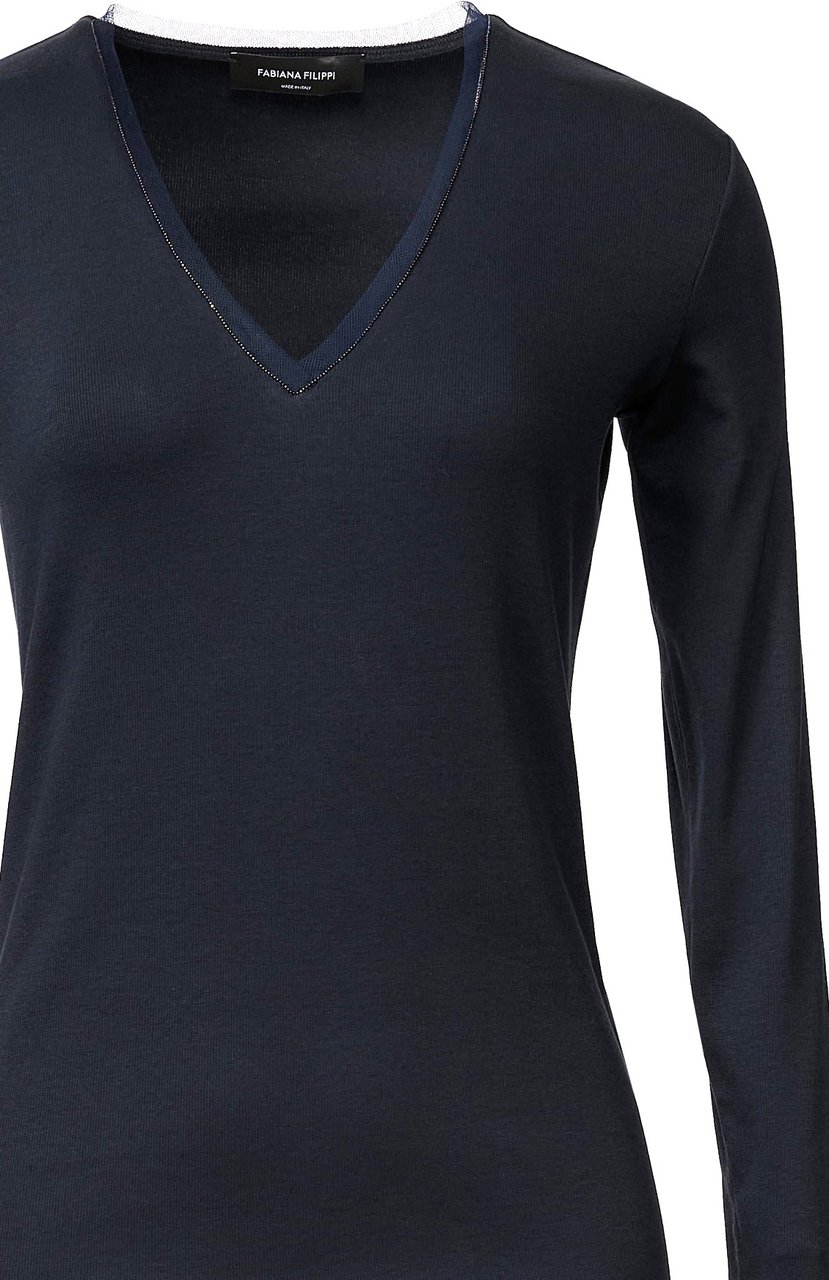 Fabiana Filippi T-Shirts And Polos Blue Blauw