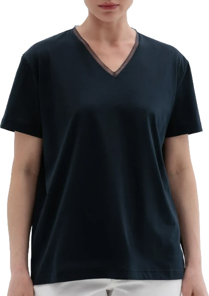 Fabiana Filippi T-Shirts And Polos Blue Navy