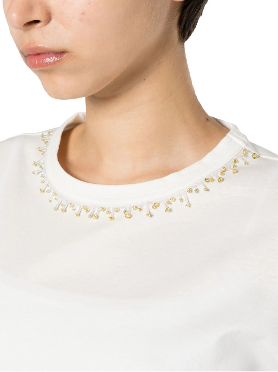 Fabiana Filippi t-shirt white Wit