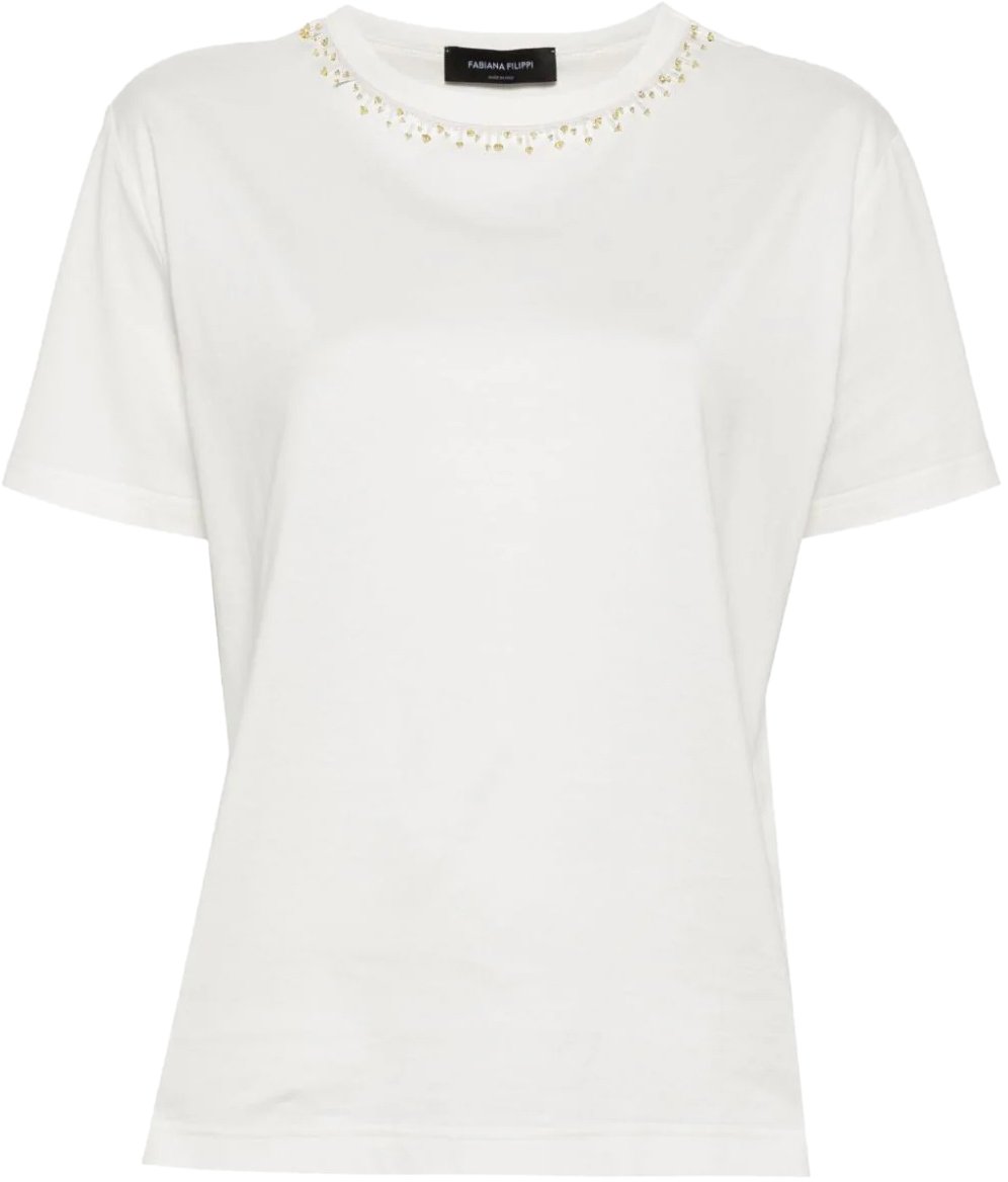 Fabiana Filippi t-shirt white Wit