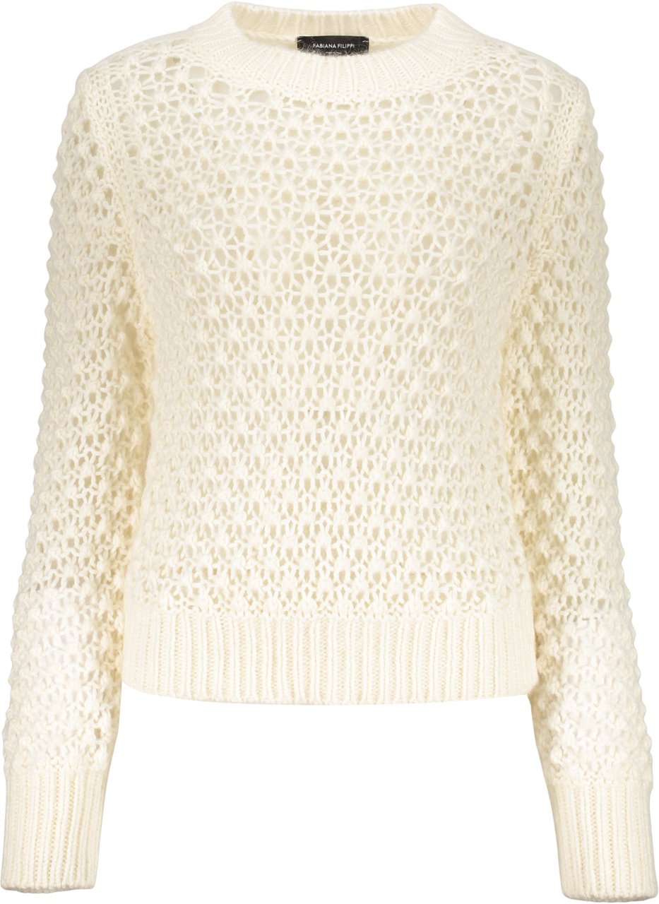 Fabiana Filippi Long sleeve sweater Wit