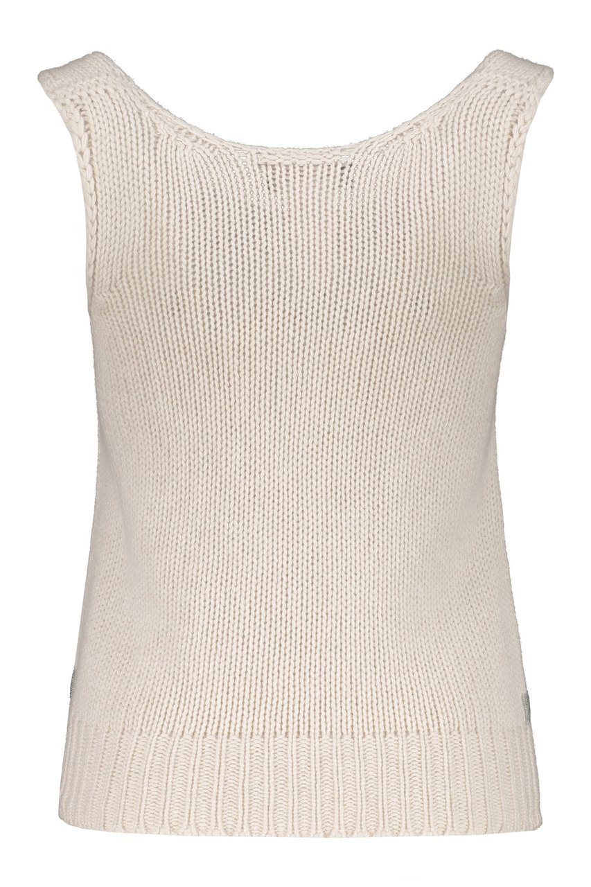 Fabiana Filippi Knitted top Grijs