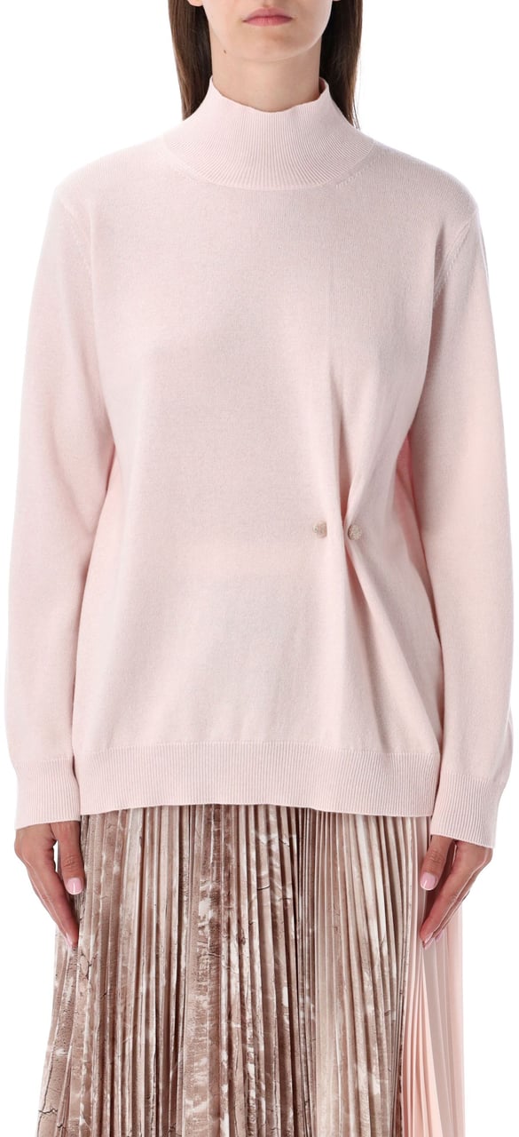 Fabiana Filippi Turtle Neck Sweater Rosa Roze