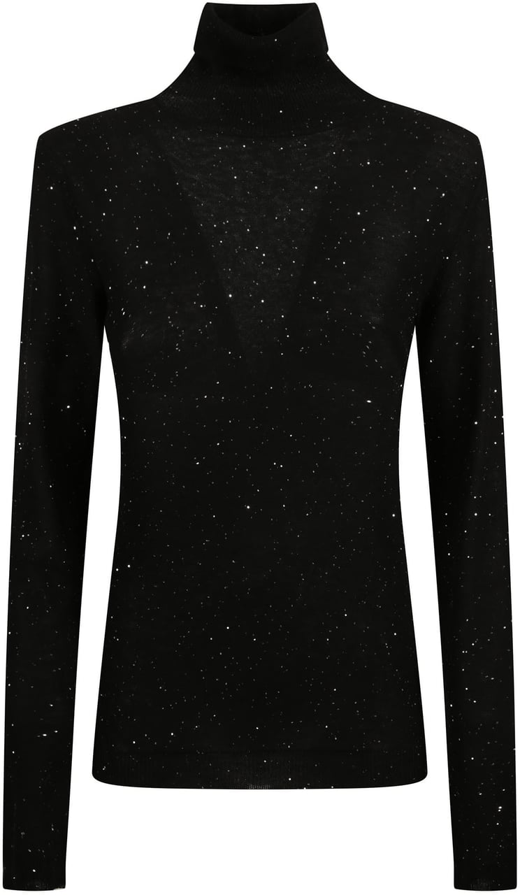 Fabiana Filippi Turtle Neck Sweater Black Zwart