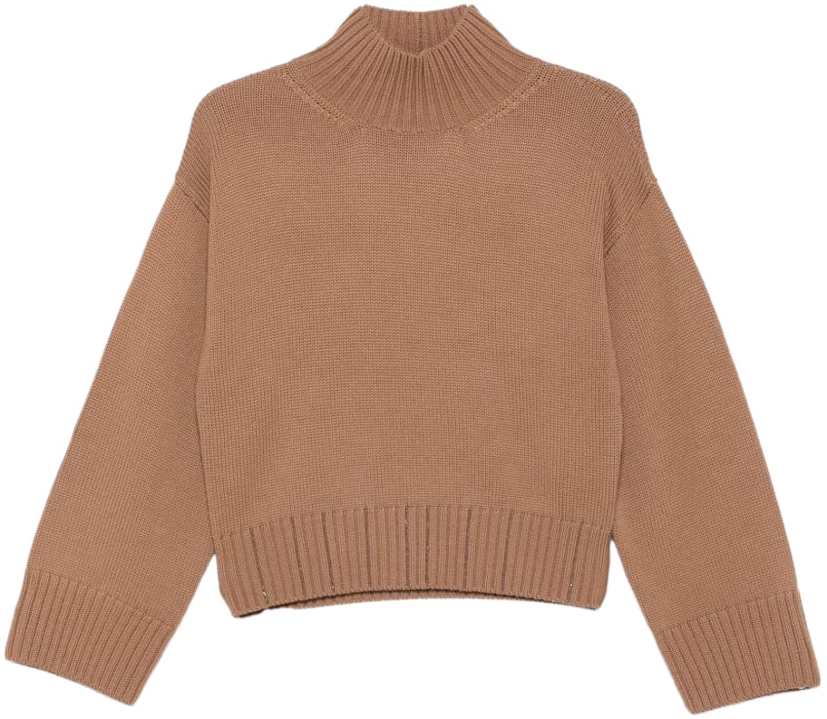 Fabiana Filippi Sweaters Camel Beige