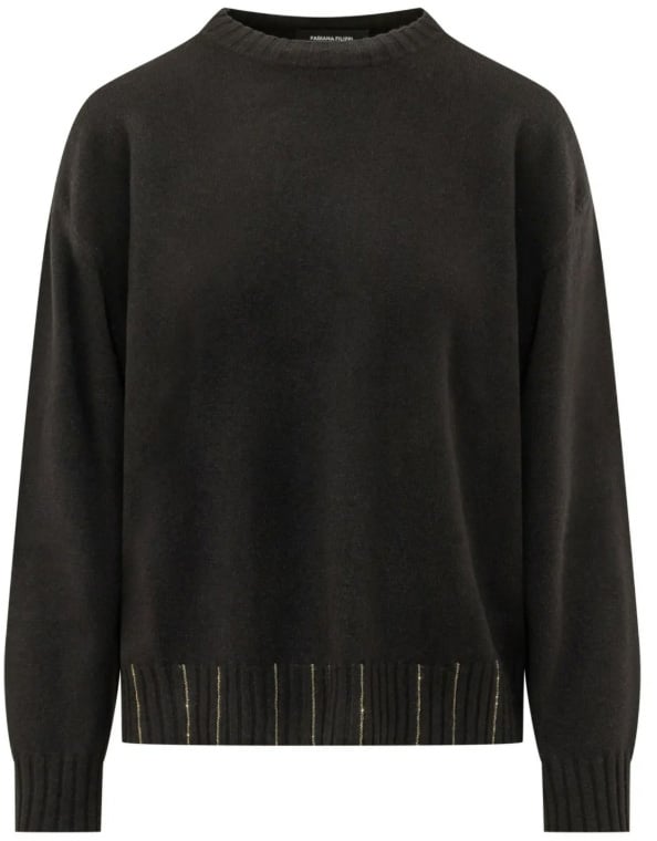 Fabiana Filippi Sweaters Nero Zwart