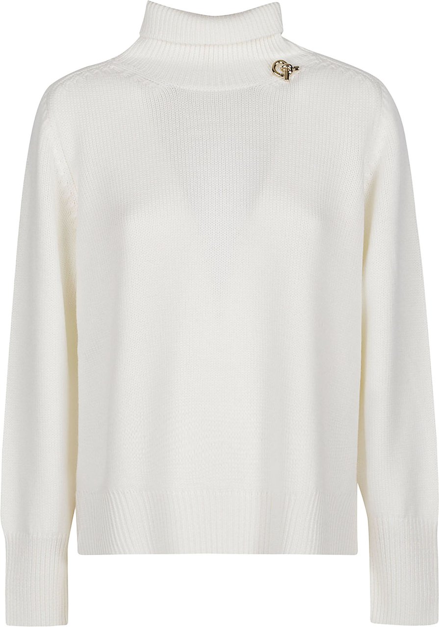 Fabiana Filippi Turtle Neck Sweater Nude Beige
