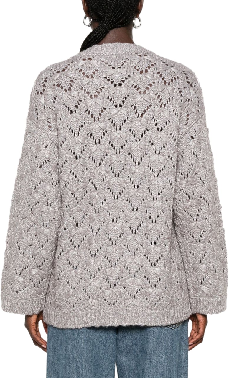 Fabiana Filippi Sweaters Grey Lichtgrijs
