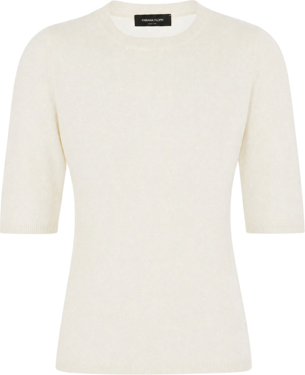 Fabiana Filippi Ivory wool blend sweater Neutraal