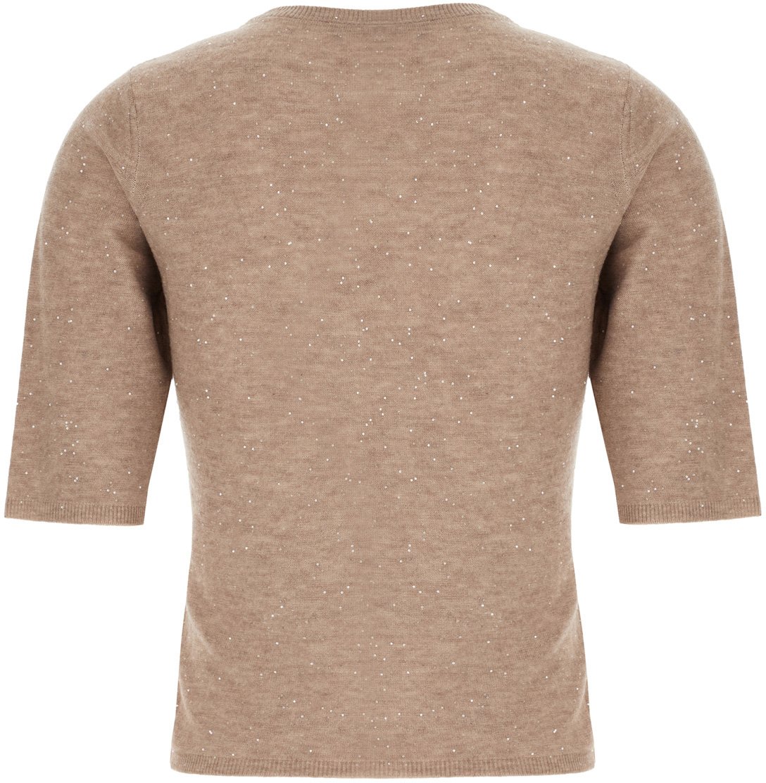 Fabiana Filippi Dove grey wool blend sweater Grijs