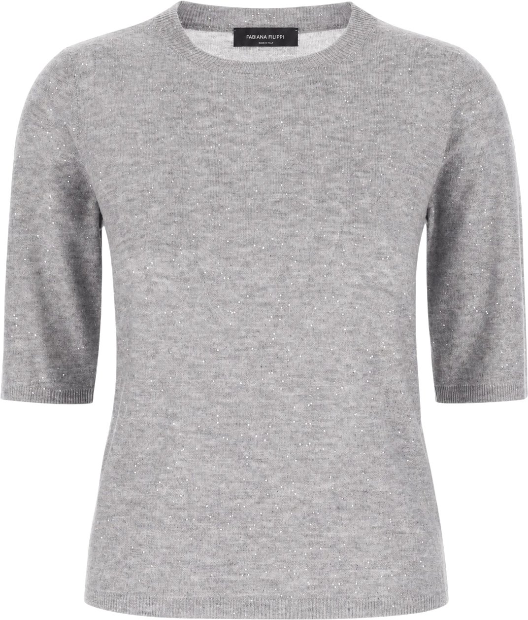 Fabiana Filippi Grey wool blend sweater Grijs