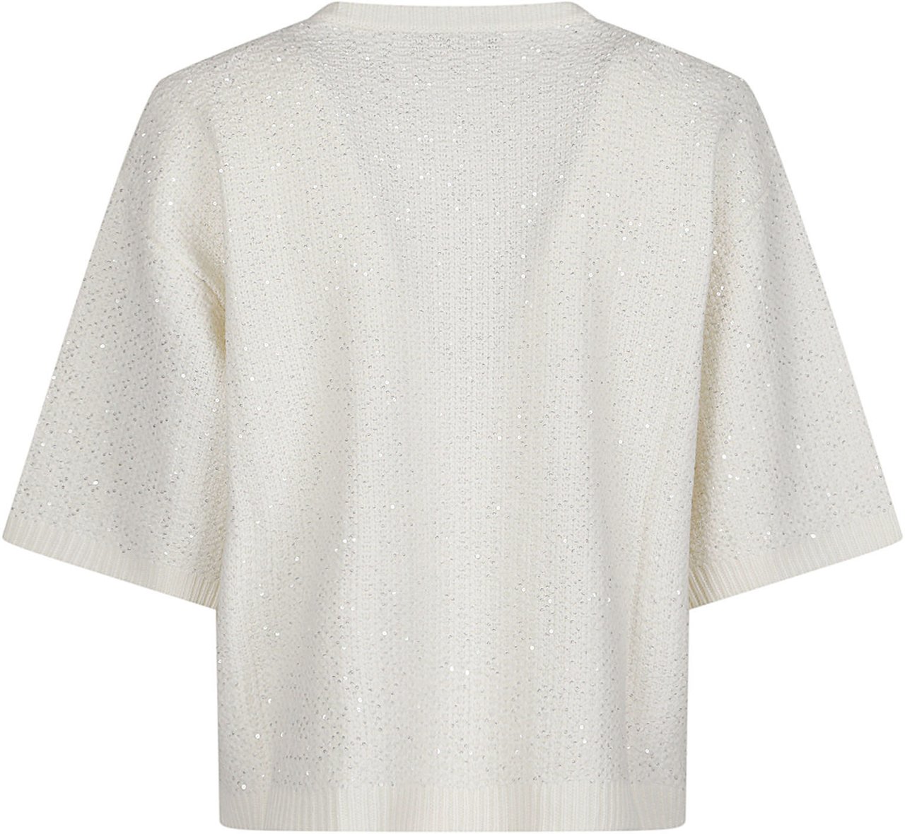 Fabiana Filippi Round Neck Sweater Nude Beige